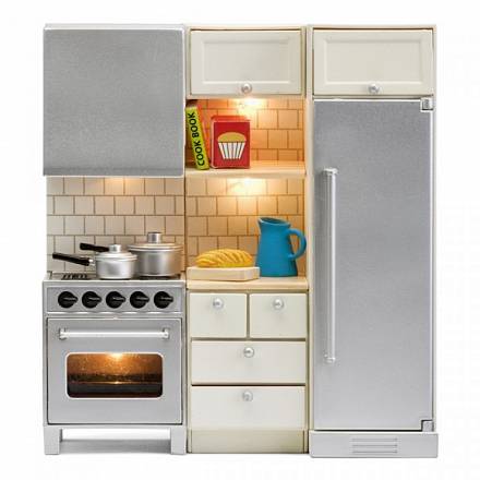 Набор мебели для домика из серии Смоланд - Кухня с холодильником и плитой 